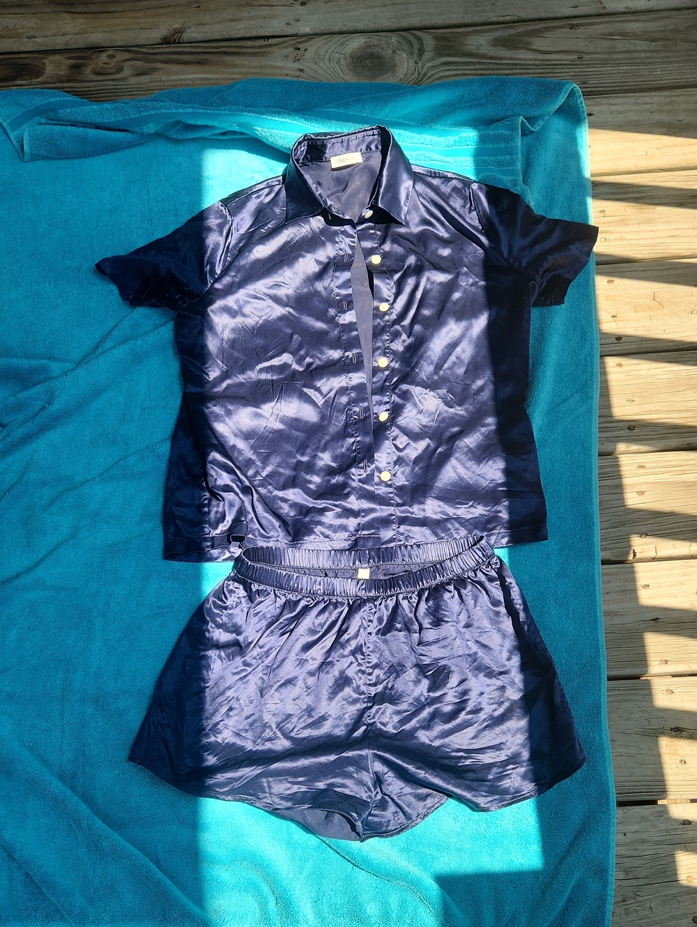 Lilysilk 100% Silk Short Sleeve Pajama Set NEW
